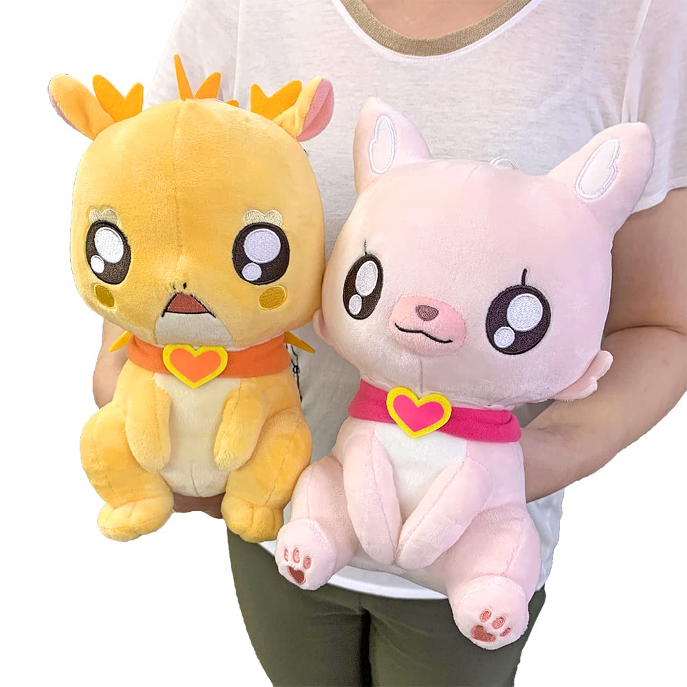 Delicious Huge Plush Toy 2 Set of Kome Kome Menmen PartyPreCure 2, Approx. 23cm,