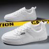 Men's Casual Sports Shoes Ultra-light Soft Shock-absorbing Versatile Breathable Flat-soled White Shoes Students' DurableSneakers