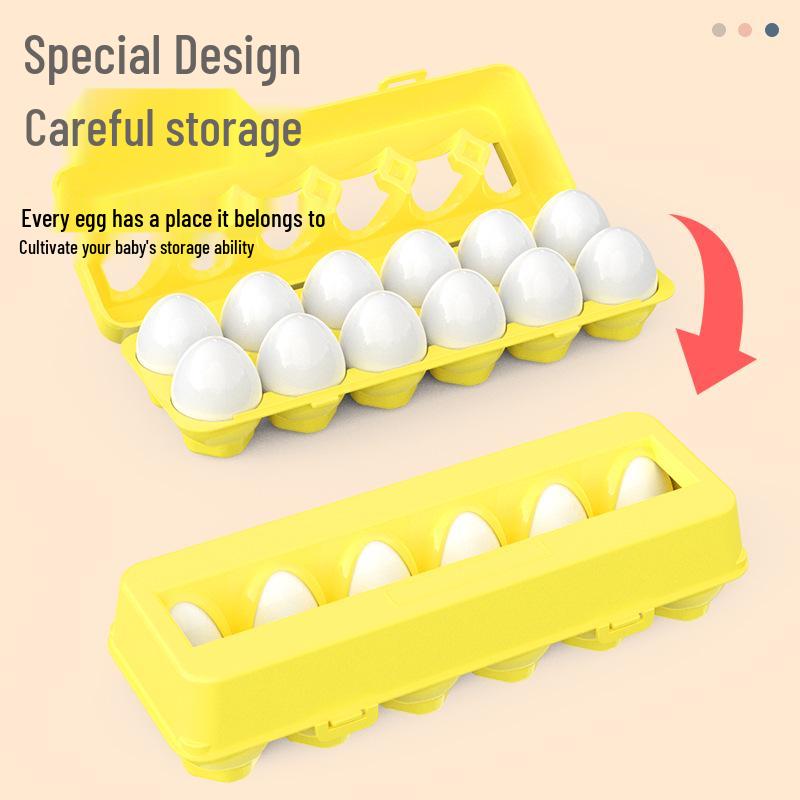 Smart Egg Educational Toy: Children's Number & Shape Matching Eggs