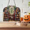 Хэллоуин Ловец солнца Витражное окно Подвесной ловец солнца Акриловый призрак Растение Книжная полка Украшение для окна Настенный декор