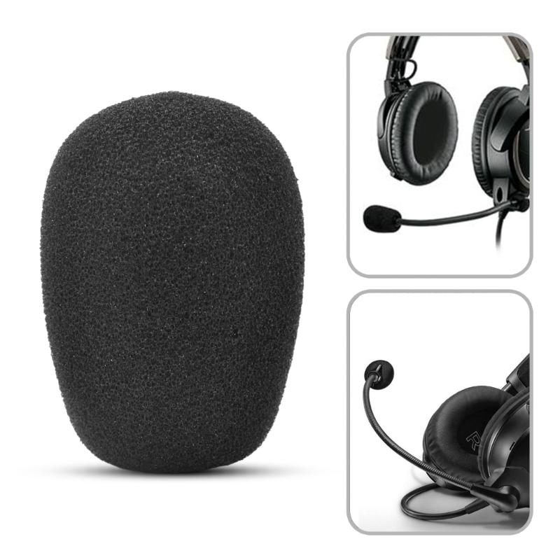 Микрофоны Губка Пена Пылезащитный Чехол для Авиационных Микрофонов A10 Ветрозащита