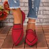 2025 Foreign Trade Large Size Casual Shallow Mouth Single Shoes 2024 Autumn New Lazy One Foot Flat Sole Single Shoes