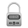 Smart Time Lock LCD Display Time Lock Multifunction Travel Electronic Timer Temporary Timer Padlock 999 Hours Max Timing
