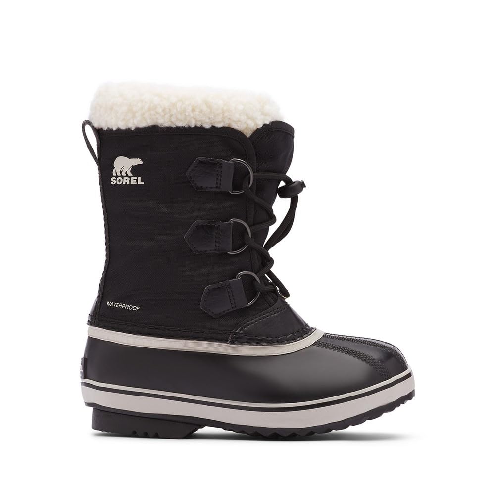Sorel Ute Pack Нейлон Водонепроницаемый Размер Черный Детские Ботинки, 21.0см,
