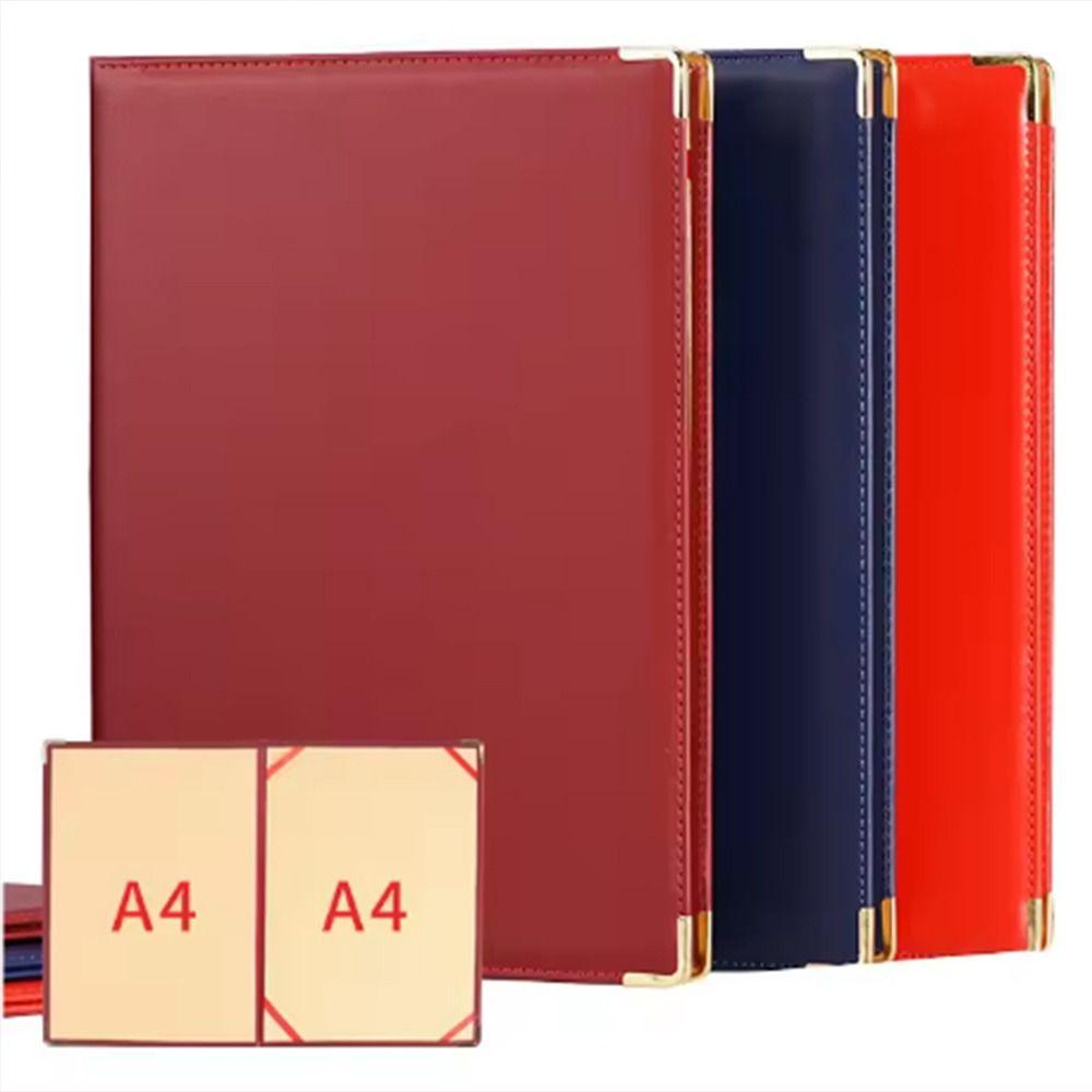 Protective A4 Agreement Folder No Inserts Paper Document Holder Certificate Diploma Cover Business