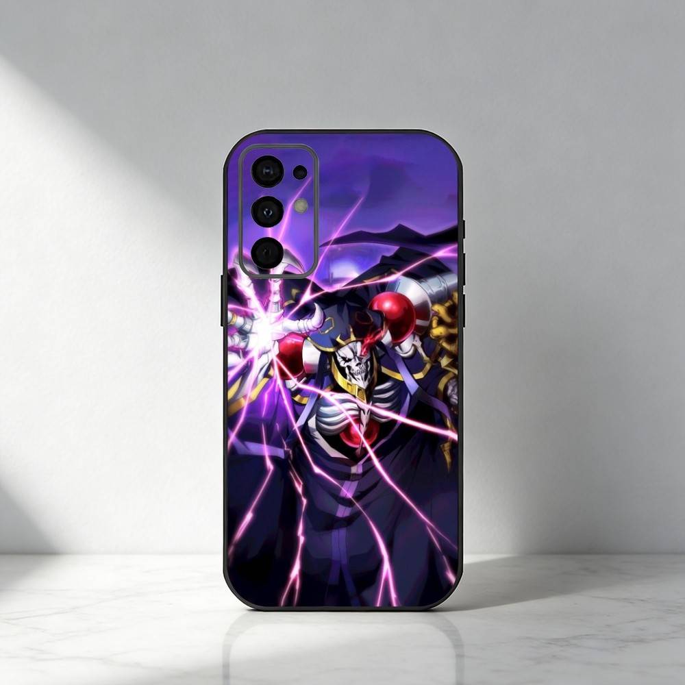 Чехол для телефона с аниме Оверлорд для Samsung S25, S24, S21, S22, S23, S30, Ultra, S20, Plus, Fe, Note, 5G Черный чехол