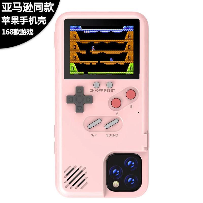 Color Screen Game Console Phone Case Compatible With IPhone 14 11 Pro Max XR 6 7 8 Plus Full Protection