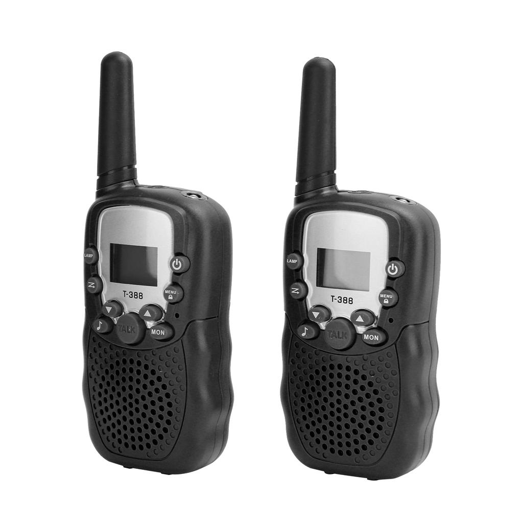 T388 Мини Ручной Приемопередатчик ЖК-Экран Двусторонние Радиостанции с Подсветкой Детские Игрушки Для Уличного Отдыха(синий )