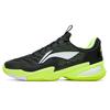 Li Ning Устойчивые к истиранию Поддержка Отскок Устойчивые к истиранию Поддержка Отскок Низкие Теннисные Туфли Унисекс Черный Зеленый ATAV003-3