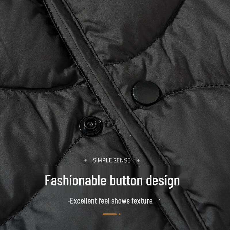 XUEZHONGFEI Мужской пуховик-жилет с 90% утиного пуха