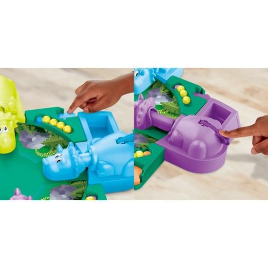 Hasbro Gaming Childrens Hungry Hippo Dinosaur Edition Настольная игра, популярная корейская игра