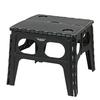 CAPTAIN STAG Outdoor Table Folding Table Compact Folding Table with Handle Black UW-1529
