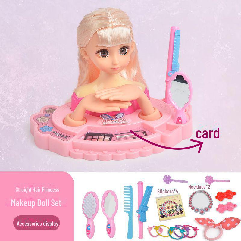 Bayangbi Princess Doll Playset: Dress-Up & Braiding Toy for Girls