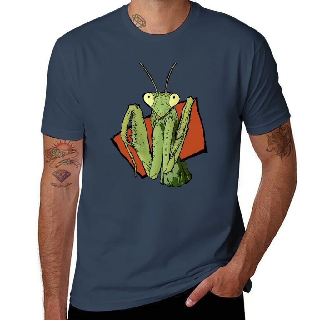 Happy Praying Unisextis Cute Insect TShirt Sporty Casual Quick Dry TShirt