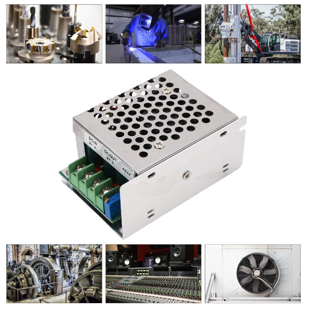 Регулируемый преобразователь постоянного тока DC12-75V в 2.5-50V Модуль понижения напряжения с защитой от обратного тока Высокая мощность Множественная защита