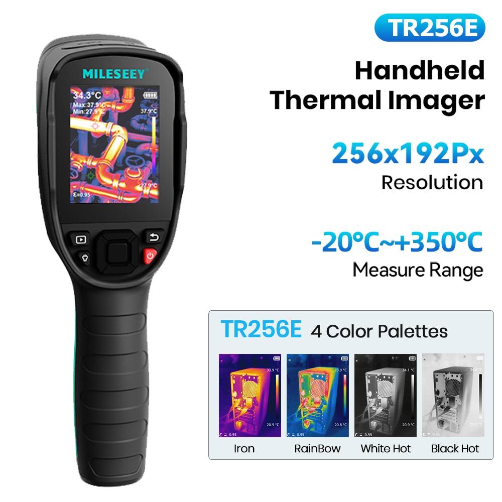 Mileseey Тепловизор TR256E /B 256X192 Тепловизионная камера Инфракрасный измеритель температуры для ремонта, печатных плат, обнаружения трубопроводов