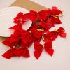 A Set of 12pcs Sweet Bows Bowknot Christmas Tree Hanging Decorations Tree Ornaments