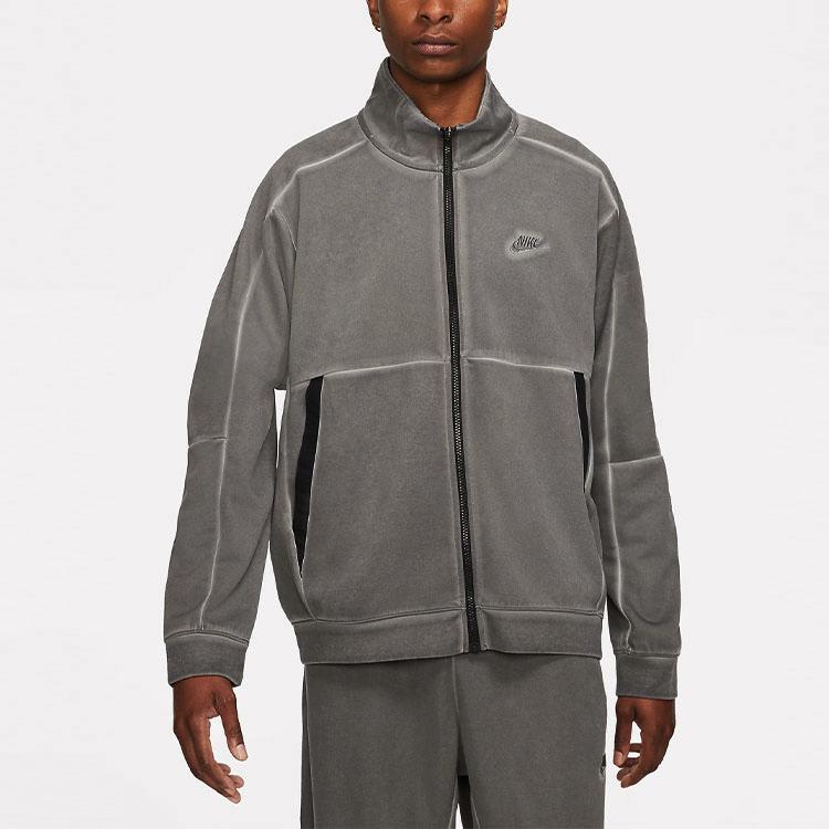 Nike Куртки Мужские Серый Стойка Умеренный Другое DA7177-010