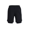 Under Armour Lightweight Slim Fit Woven Training Shorts Men Bottoms Black 1361497-001