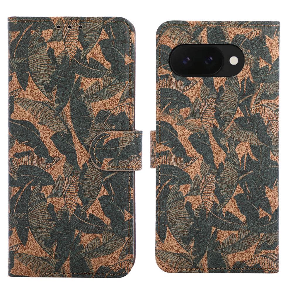 For Google Pixel 9a Leather Wallet Case Bohemian-style TPU PU Phone Cover with Stand