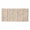 Fire-resistant Gold Brocade Table Mat (cherry Blossom Pattern), 29cm X 59cm, 003. White-brown