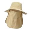 Sun Hat UV Protection Wide Brim Neck Flap Face Cover Multifunctional Cap for Hiking Fishing Beach