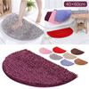 Half Round Bathroom Rug Doormats Non-Slip Bathroom Floor Mat Soft Furry Thickened Carpet Washable Bedroom Rugs Door Mats