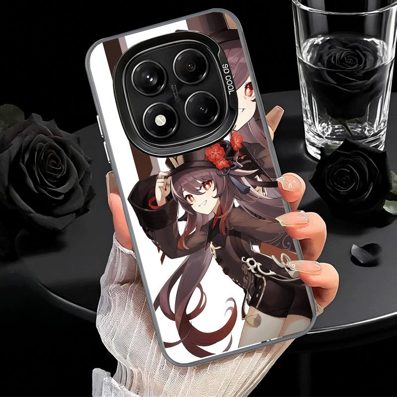 Мягкий чехол для телефона Genshin Impact Design для Xiaomi Redmi Note 13 14 15 Pro Plus 12S 12 11S 11 11T 10S 10 Ударопрочная задняя крышка She