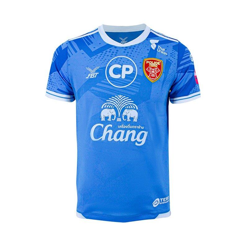 Мужская футбольная рубашка из Таиланда, футбольного клуба AFC, полиэстеровая рубашка с принтом, коротким рукавом, круглым вырезом, быстросохнущая FBT Police Tero, 6 стилей
