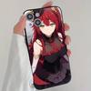 E-Erii Uesugi Nono Anime D-Dragon R-Raja Phone Case Cool Black Silicone Soft For IPhone 16 15 14 13 12 11 X XR Plus Pro Max Plus