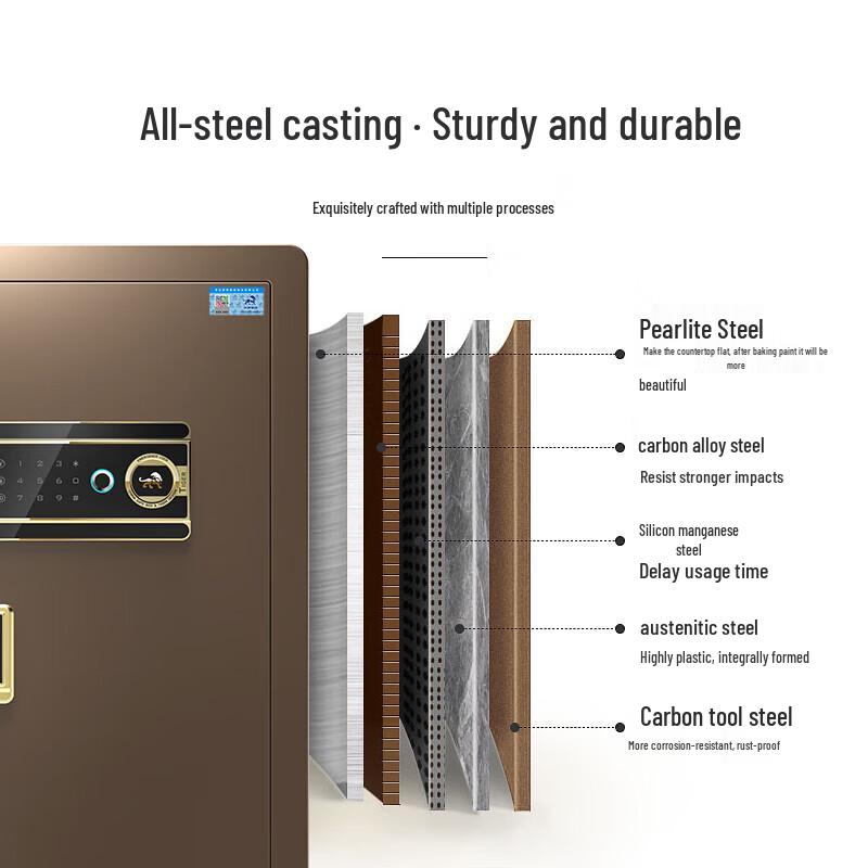 TIGER Boru Series Large Fingerprint Safe H120cm
