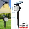 23 светодиодных солнечных прожектора, уличные водонепроницаемые регулируемые ландшафтные прожекторы, прожекторы на солнечных батареях, садовая настенная дорожка