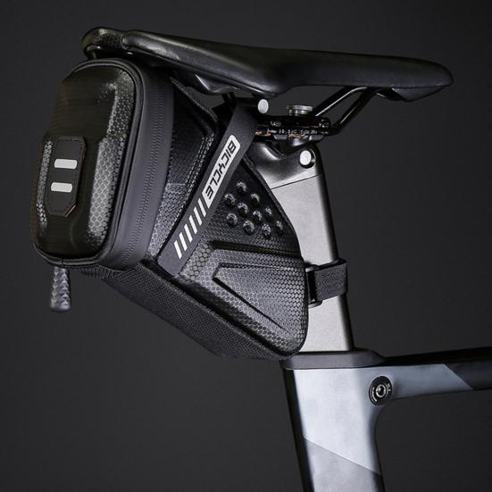 Сумка для седла велосипеда EVA Hard Shell Водонепроницаемая светоотражающая сумка для хранения инструментов под седлом для шоссейного и горного велосипеда Аксессуары для велосипеда