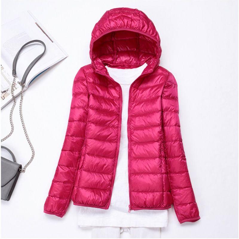 Arrivals Women Fashion Short Ultralight Thin Packable Puffer Jackets Female Sweet Style Korean Down Coats