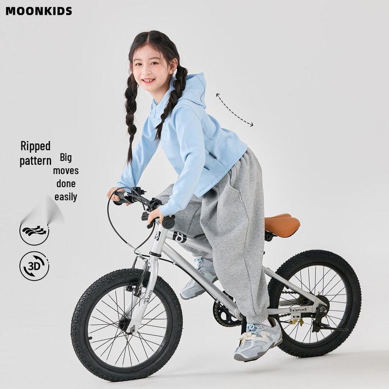 Moonkids Girls' Hooded Softshell Outdoor Jacket