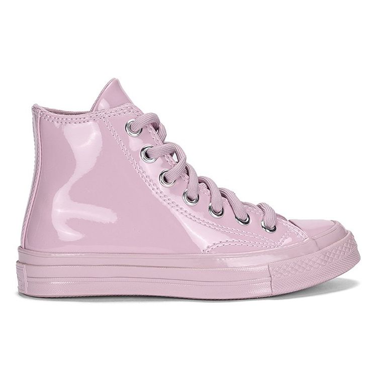 Converse 1970-е Chuck Taylor All Star Повседневные Удобные Высокие Кеды из Канваса Женские кроссовки Розовый Фиолетовый 571584C