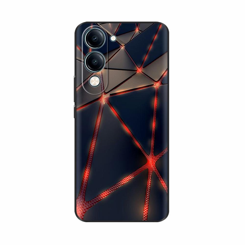 Чехол для Vivo Y19 1915 Мягкий ТПУ Роскошный Милый Силиконовый Чехол Бампер Задняя Крышка Телефона Coque Для Vivo Y19s 2025 Чехлы V2419 Fundas