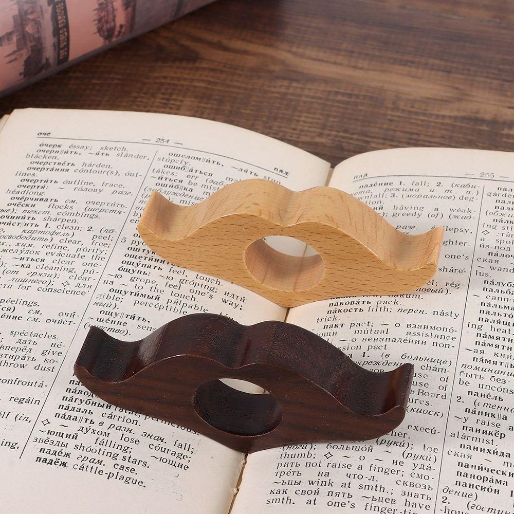 Деревянные закладки Кольцо для чтения одной рукой Поддержка большого пальца для книги Перелистывание страниц Фиксированный Инструменты для быстрого чтения Держатель страниц книги Подарок