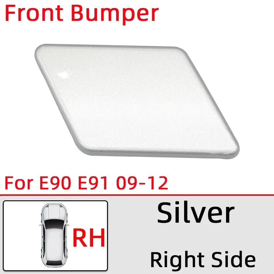 Headlamp Washer Nozzle Cover For BMW 320 325 328 330 335 E90 E91 LCI 2005-2008 2009-2012 Car Headlight Water Spray Lid Painted