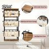 Multi-layer Jewelry Display Rack Earring Stand with 48 Hooks Holder