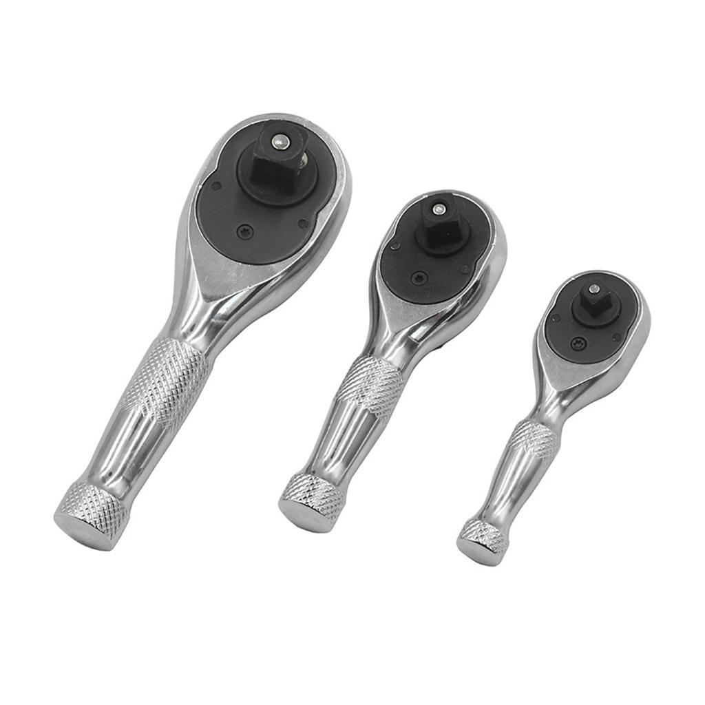 Набор трещоток с гибкой головкой и коротким храповым механизмом 12, 38, 14 дюймов, набор мини-ключей с короткими трещотками, 72 зуба