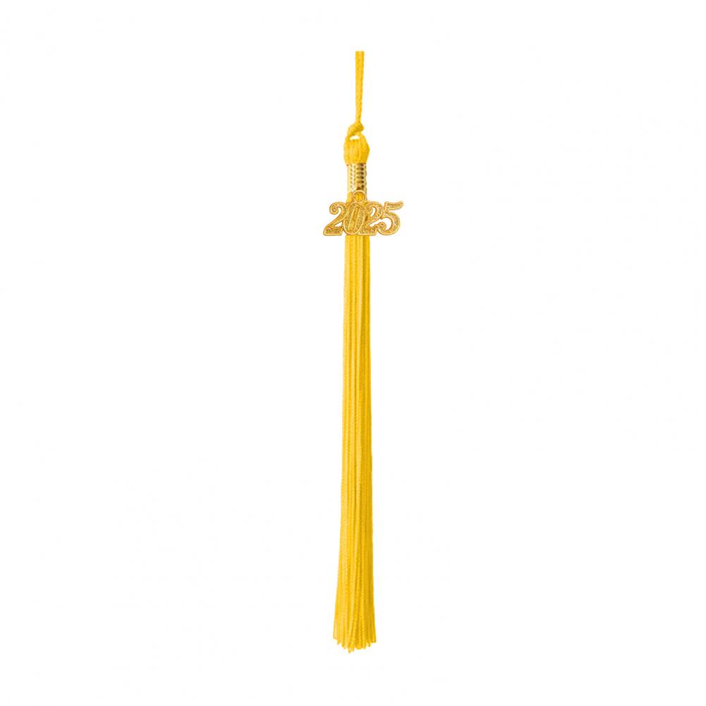40cm Tassel Graduation Hat Tassel with 2026 Charm Solid Color Cap Hornor Tassel for Master Bachelor School Graduation Party