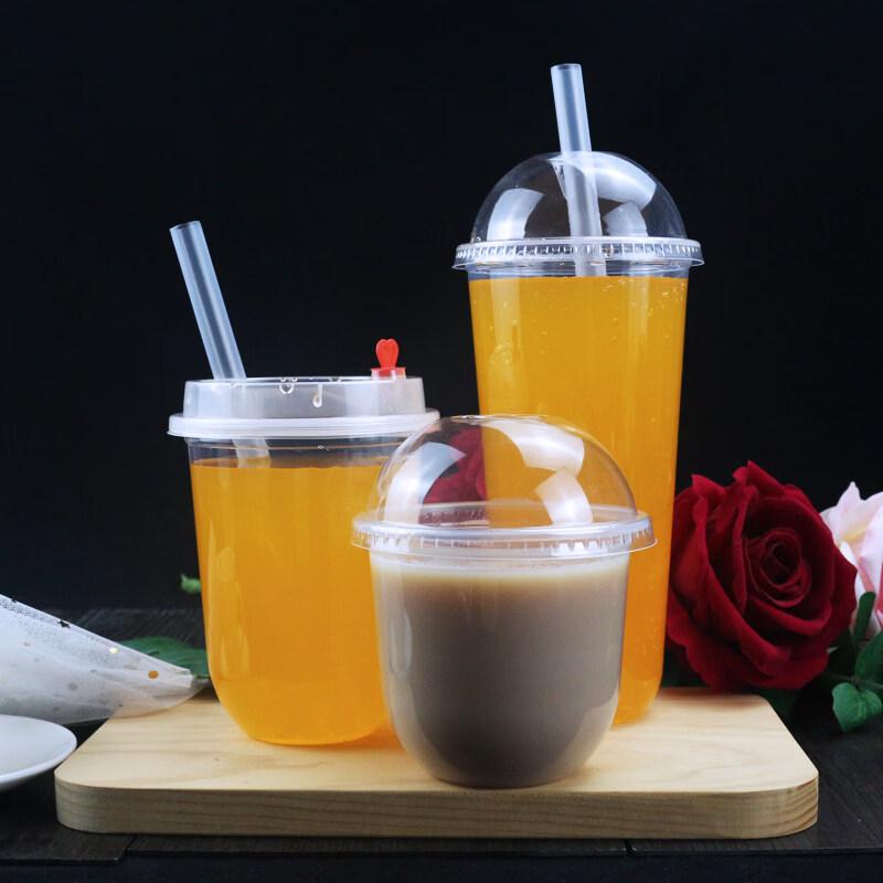 Transparent PET Plastic Cold Drink Cups