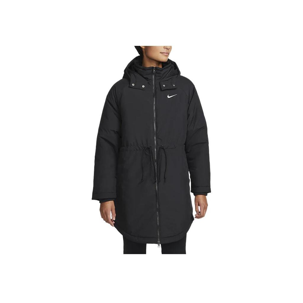 Nike Спортивная одежда Essential Solid Zip-Up Hooded Long Sleeve Jacket Women Jacket Black DV7875-010