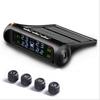 Solar Wireless TPMS Car Tire Tyre Pressure Monitoring System With 4 Sensors Tire Pressure Inspection Tool Digital LCD Display