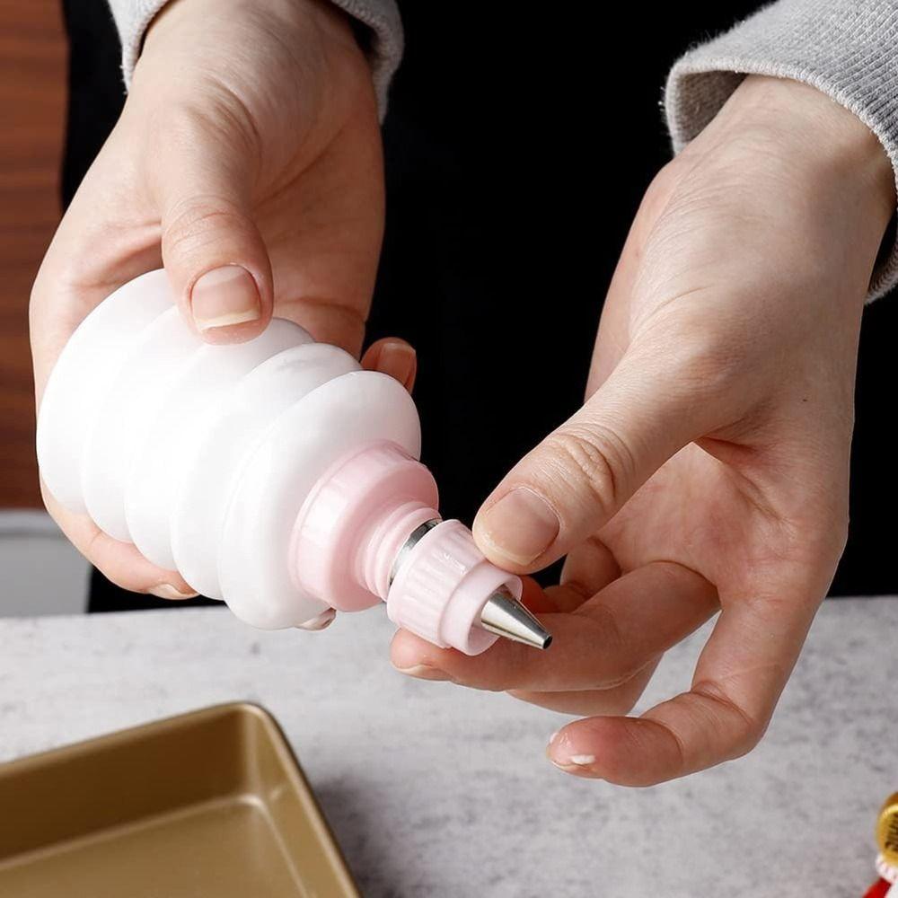 Пластиковая бутылка с кремом, многоразовый инструмент для украшения торта, новая бутылка-аппликатор для торта