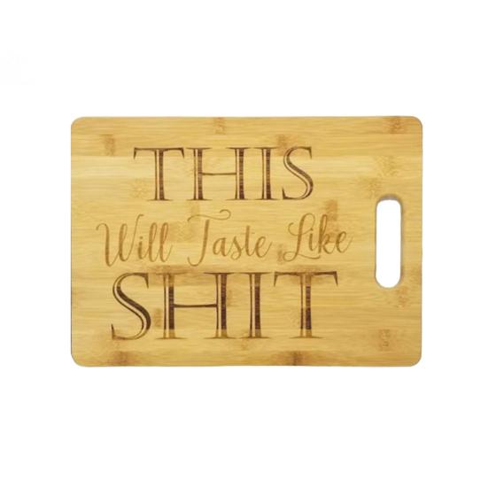 Персонализированные разделочные доски, забавная разделочная доска, бамбуковая гравированная разделочная доска с инициалами, деревянная сырная доска, юмористический грязный рождественский подарок для друзей