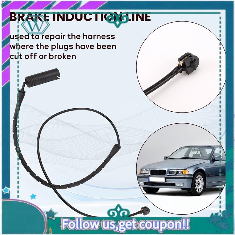 AA92-Front Brake Pad Wear Sensor Fits For BMW E36 3 Series Brake Wear Sensor 34351181338