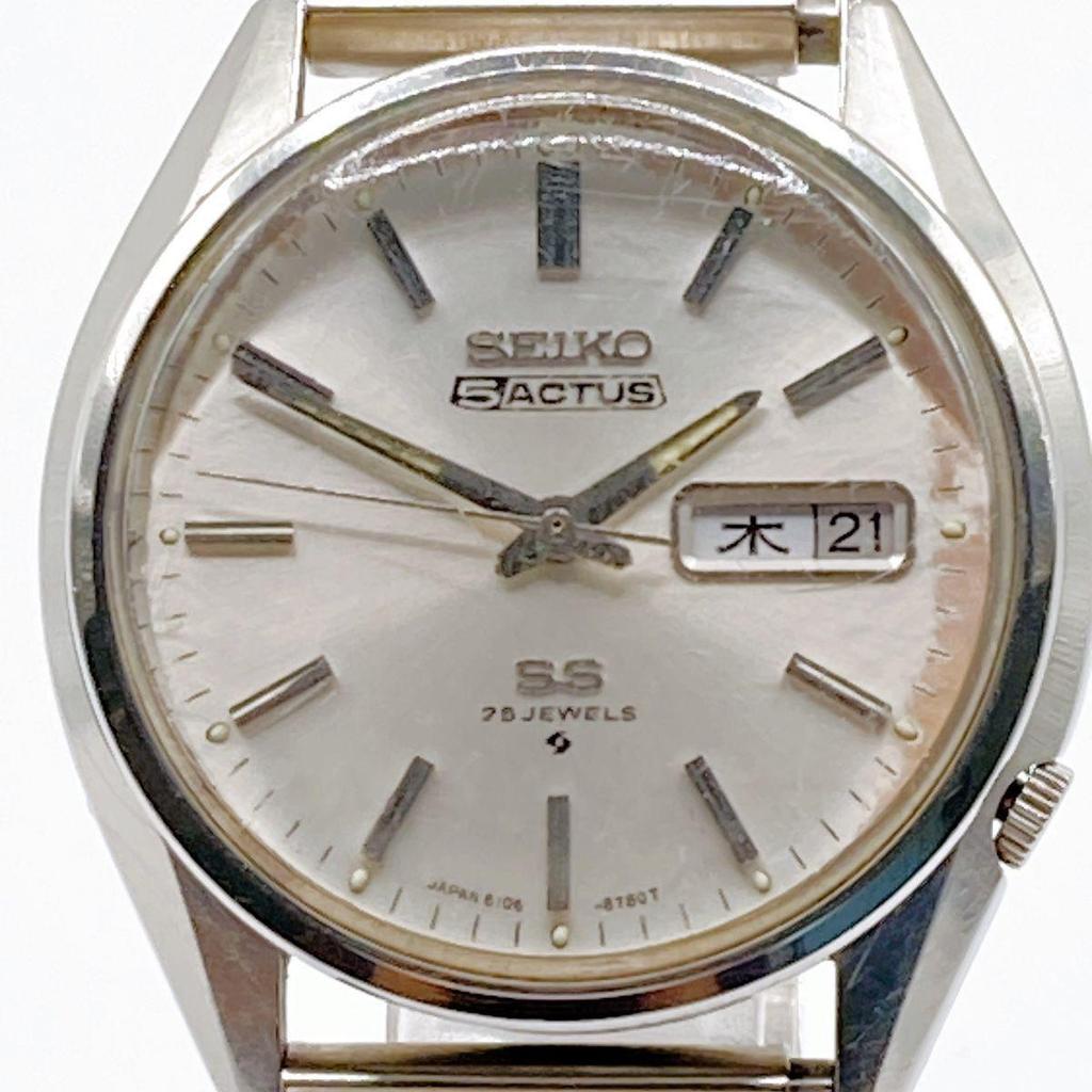Б/У 311 SEIKO 5 ACTUS Мужские часы Автоматические Нержавеющая сталь День недели Дата 25 камней Винтажные Антикварные