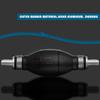BBTO 4 Pieces Black Primer Bulb Rubber Fuel Pump Transfer Vacuum Fuel Primer Bulb Marine Gas Siphon Hand Pump Outboard Line For Petrol Marine Boat